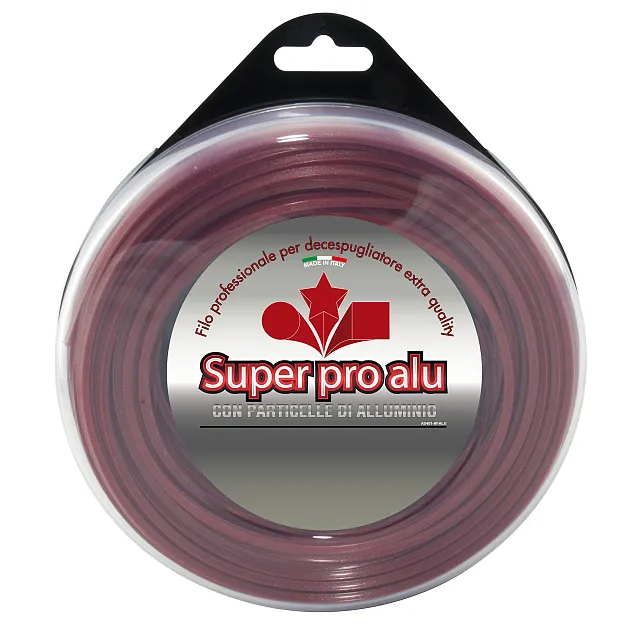 AGP FILO NYLON ALUMADE QUADRO 4X25MT RED