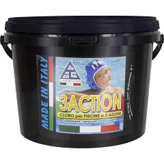 CAG CHEMICAL CLORO MULTIFX PISCINE PASTIGLGR200 KG 5 3 ACTION